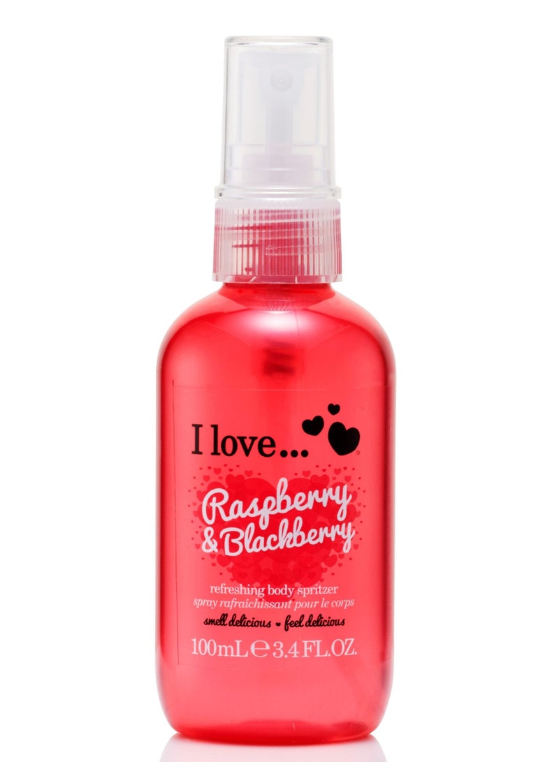 آي لاف معطر الجسم بالتوت والبلاك بيري – 100 مل