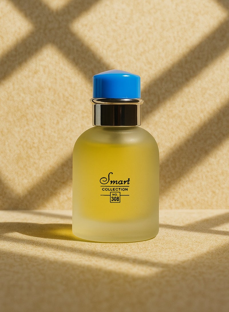 Smart collection Aquatic Men’s Perfume | Smart Collection No. 308 | Long Lasting Perfume for Men with Woody & Amber Notes | 25ml EDP Perfume - Image 2