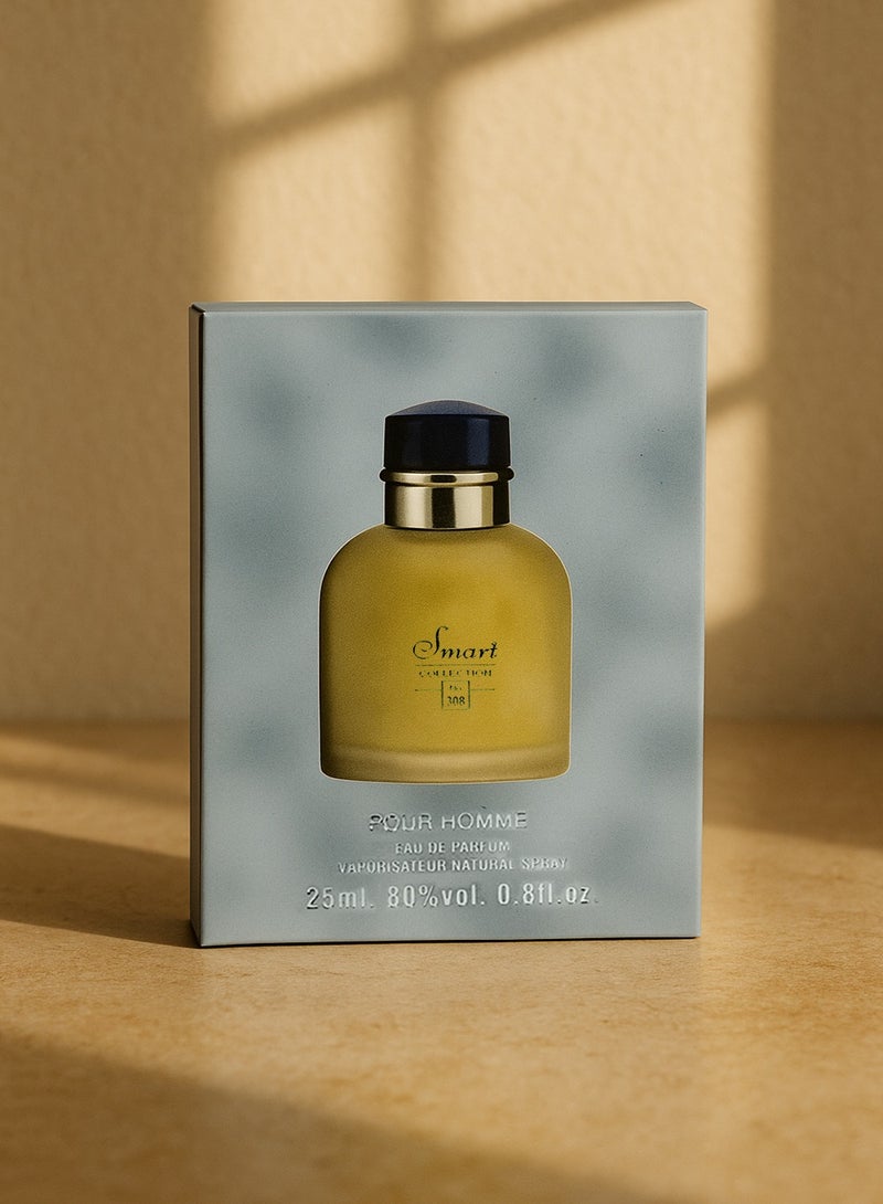 Smart collection Aquatic Men’s Perfume | Smart Collection No. 308 | Long Lasting Perfume for Men with Woody & Amber Notes | 25ml EDP Perfume - Image 4