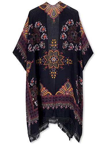 Breezy Lane Kimonos for Women Beach Coverup for Swimsuit Bathing Suit Cover Up Summer Cardigans with Tassel - Image 5