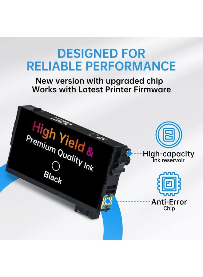 LEMERO Remanufactured 252XL Ink Cartridges Replacement for Epson 252XL Ink Cartridges Combo Pack 252 XL for Epson Workforce WF-7110 WF-7710 WF-7720 WF-3640 WF-3620 WF-7610 WF-7620 Printer, 8-Pack - Image 5