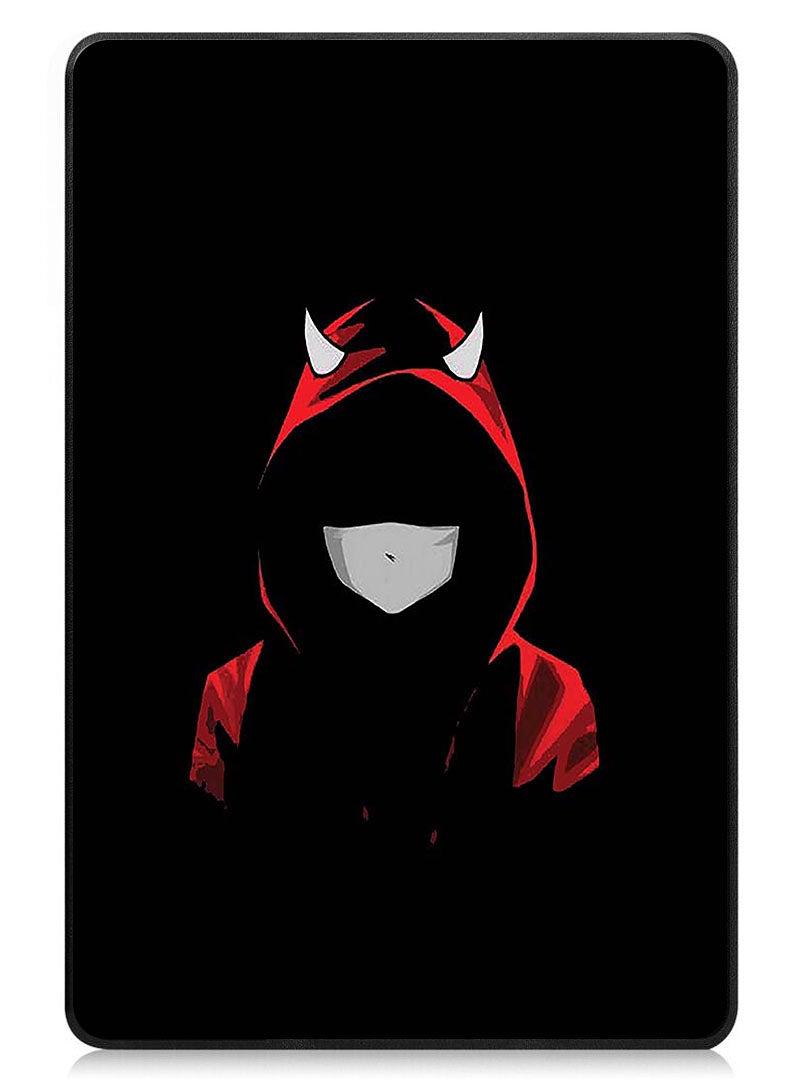 Theodor Protective Flip Case For Apple iPad Pro 13 (2024) With Trifold Stand Auto Wake Sleep Shockproof Cover Evil - Image 1