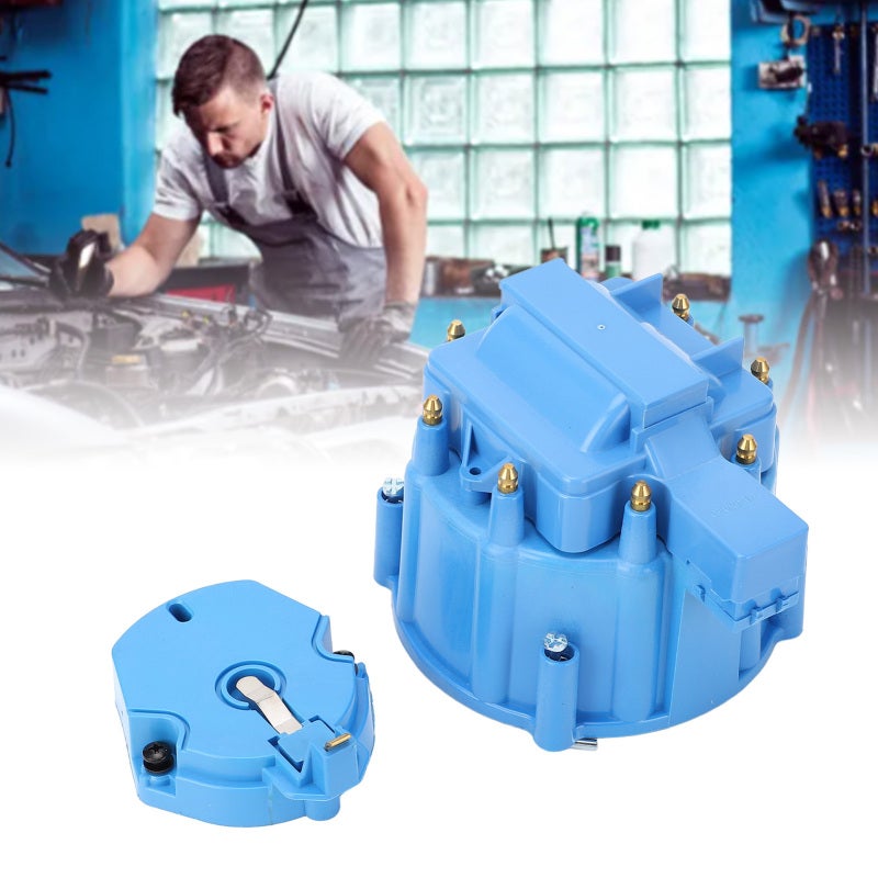 HEI Distributor Cap Kit: 13-Piece Heavy Duty Set with High Voltage Insulating Material - Easy Direct Mounting V8 Engine Distributor Parts for SBC BBC Aftermarket Distributors - Image 2
