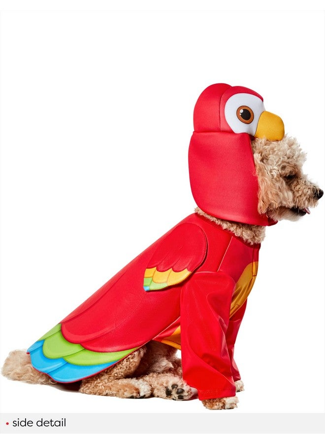 Rubies Parrot Fun and Cute Pet Costume with Wings and Headpiece for Themed Parties and Halloween, Medium - Image 2
