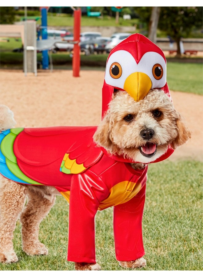 Rubies Parrot Fun and Cute Pet Costume with Wings and Headpiece for Themed Parties and Halloween, Medium - Image 4