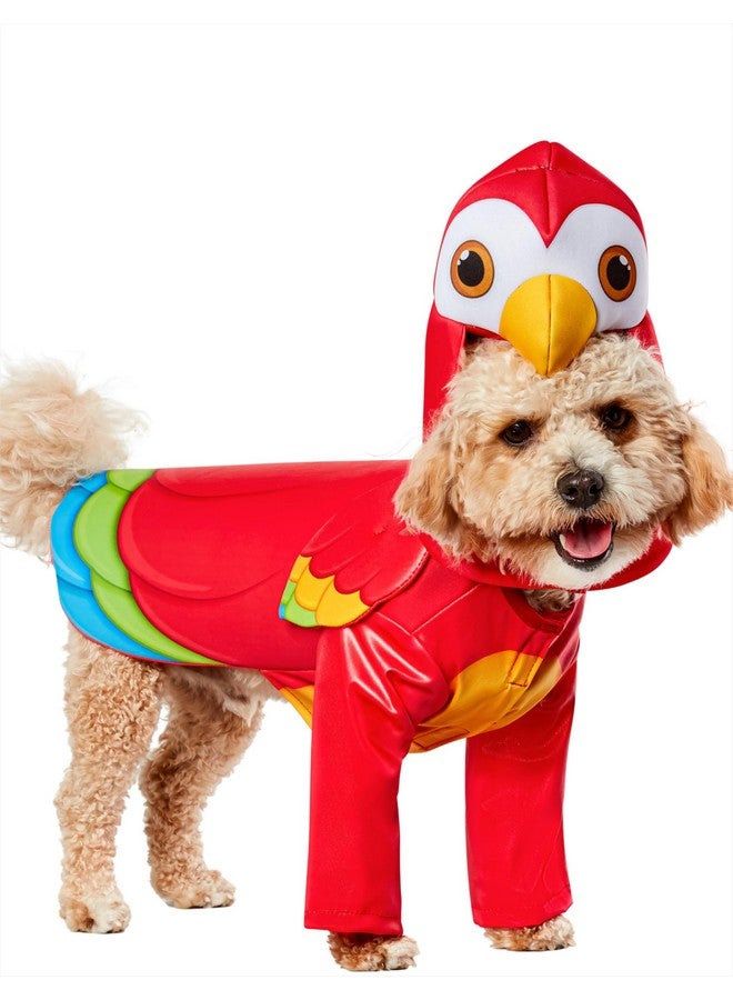 Rubies Parrot Fun and Cute Pet Costume with Wings and Headpiece for Themed Parties and Halloween, Medium - Image 1