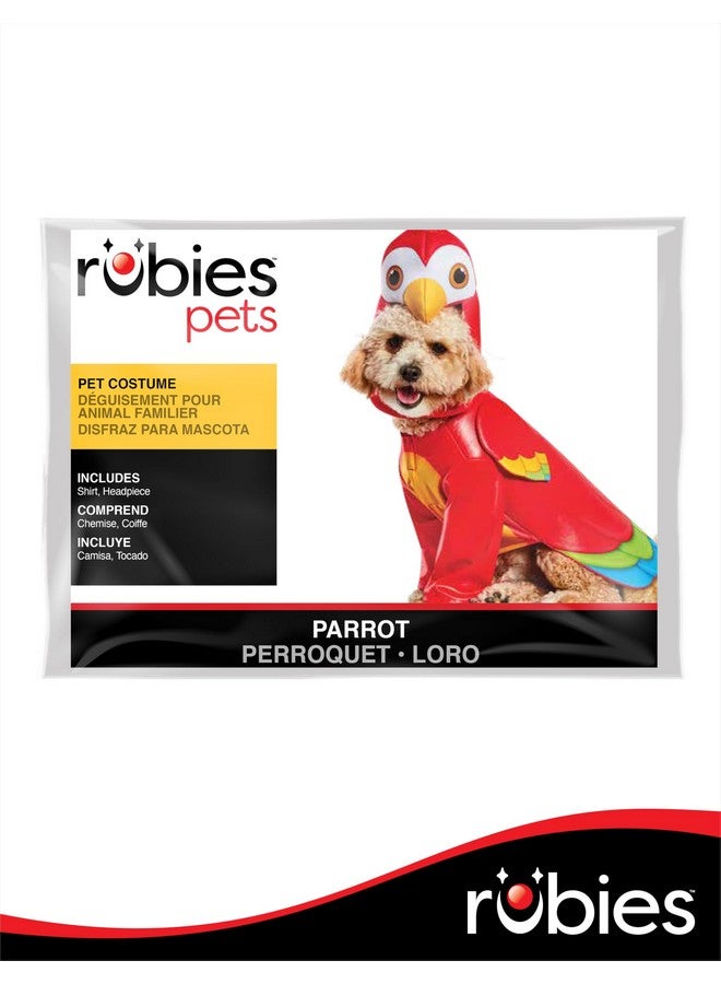 Rubies Parrot Fun and Cute Pet Costume with Wings and Headpiece for Themed Parties and Halloween, Medium - Image 3