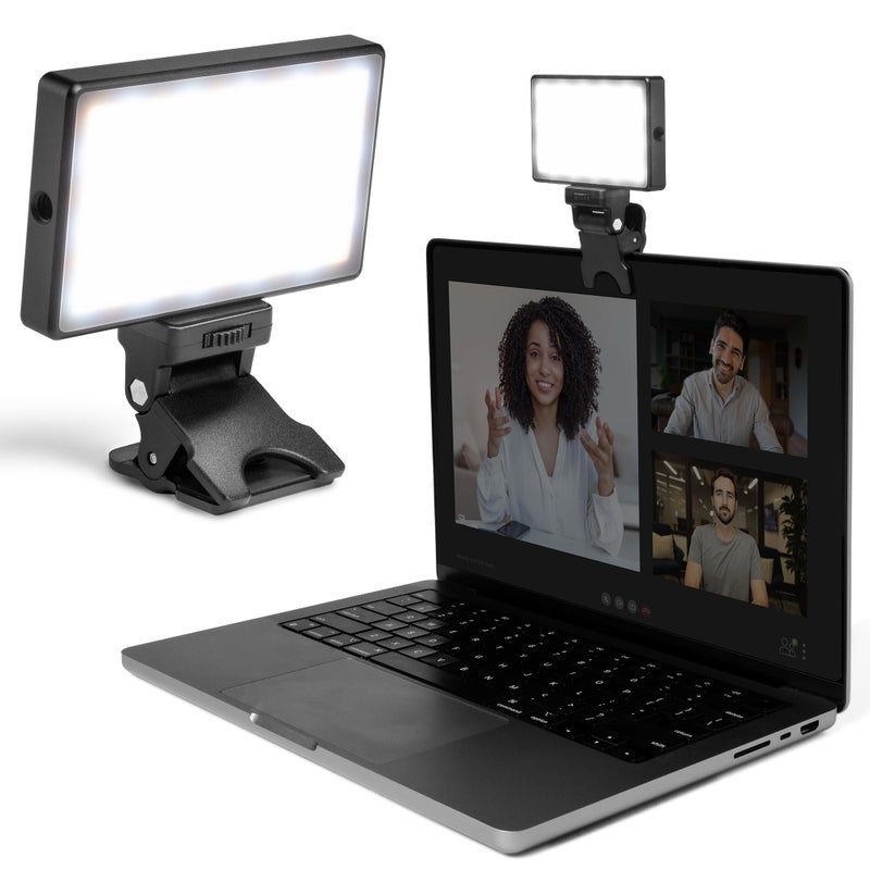 Lume Cube Video Conference Lighting Kit Live Streaming Video Conferencing Remote Working Lighting Accessory for Laptop Adjustable Brightness and Color Temperature Computer Mount Included