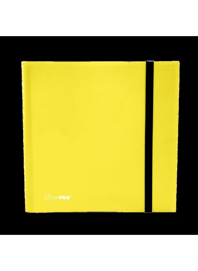 Ultra Pro 12-Pocket Eclipse PRO-Binder - Lemon Yellow