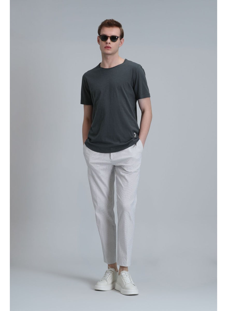Lufian - Men's Junya Basic T-Shirt 111020203 Green - Image 1