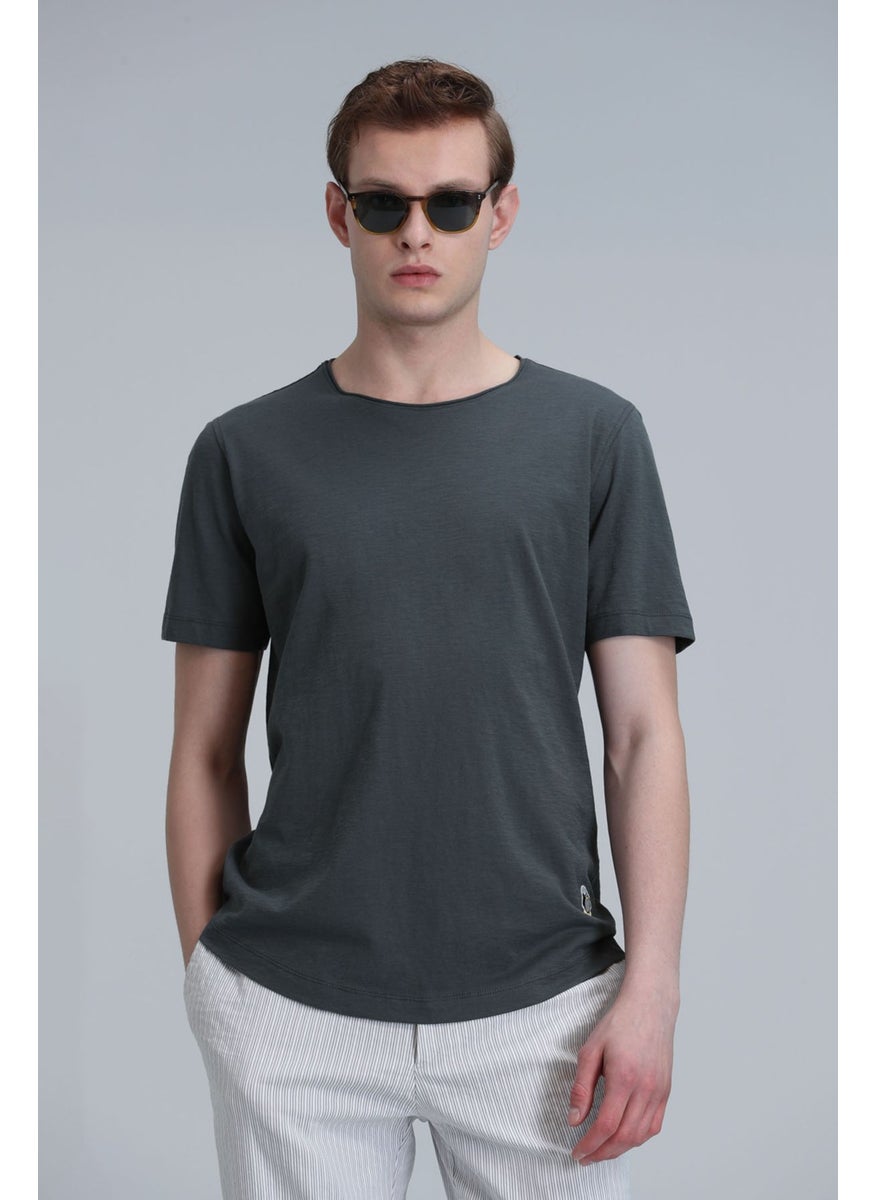 Lufian - Men's Junya Basic T-Shirt 111020203 Green - Image 1