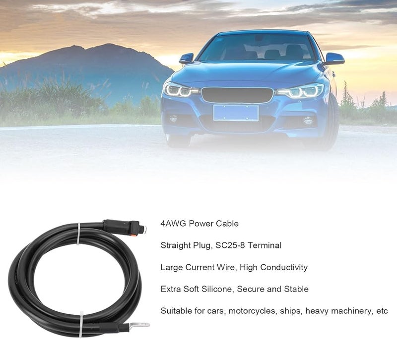 4 AWG Battery Cable 1 5m 4 9ft For Automotive Solar Inverter Marine Boat RV Car Motorcycle - Image 4