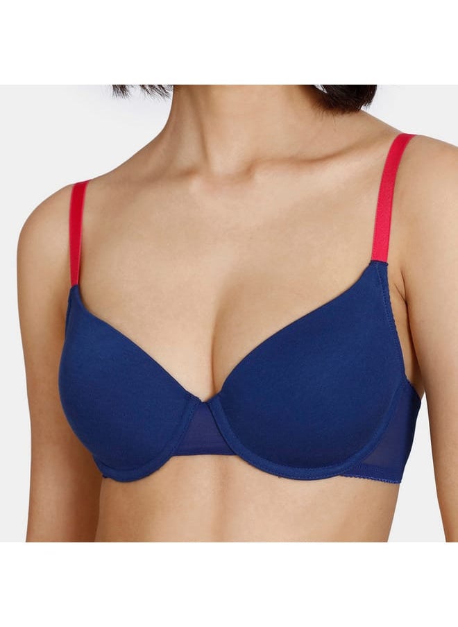 Zivame Solid Padded Wired Bra with Hook and Eye Closure - pzsku/Z8E18F100FC6465642F55Z/45/_/1728454957/50d07e1e-b521-411d-96eb-ca6185915b0f