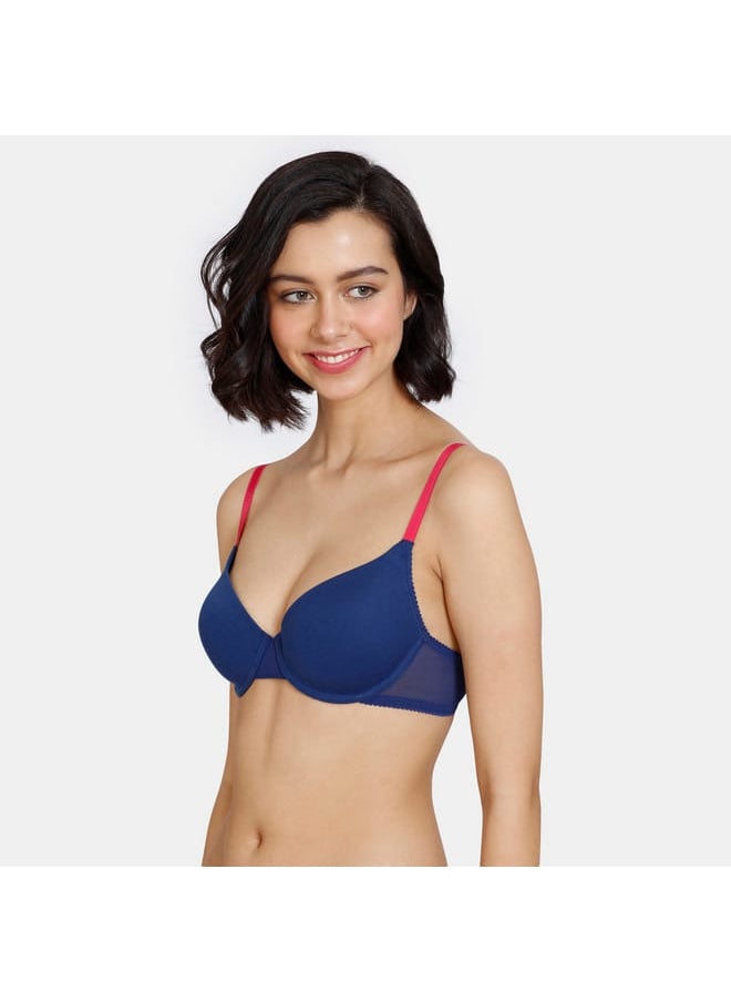 Zivame Solid Padded Wired Bra with Hook and Eye Closure - pzsku/Z8E18F100FC6465642F55Z/45/_/1728454983/999c910f-75f6-41d4-973a-5e049ccb3596