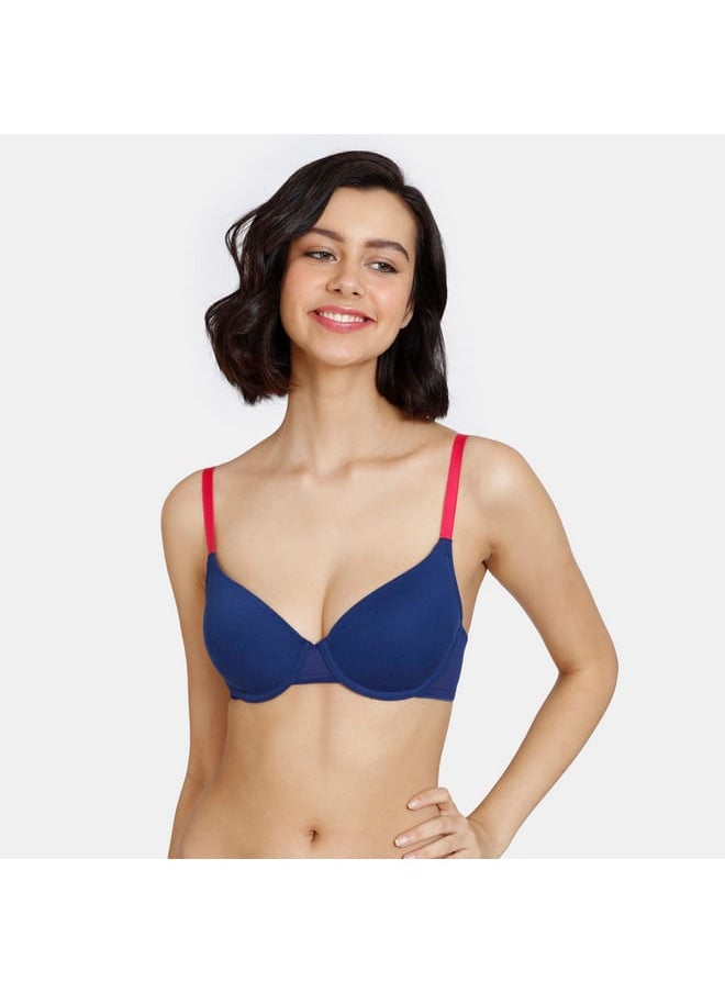 Zivame Solid Padded Wired Bra with Hook and Eye Closure - pzsku/Z8E18F100FC6465642F55Z/45/_/1728454987/32714a1a-7eca-4c42-92a6-cab8b6e4115d