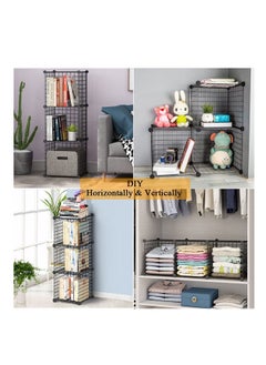 HQ-GAMING Pet Playpen DIY Small Animal Cage Small Portable Pet Fence for Dog Cat Puppy Metal Wire Yard Fence for Hedgehogs Rabbits Metal Wire Grids Storage Stackable Shelf (8 Panels)  - Image 3