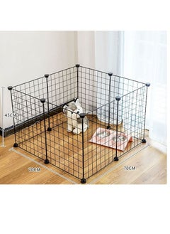 HQ-GAMING Pet Playpen DIY Small Animal Cage Small Portable Pet Fence for Dog Cat Puppy Metal Wire Yard Fence for Hedgehogs Rabbits Metal Wire Grids Storage Stackable Shelf (8 Panels)  - Image 2