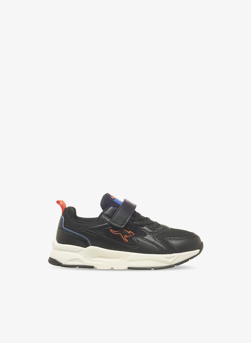 Kangaroos BLACK Boys Hook & Loop School Sports Shoes for Men | Best Price UAE