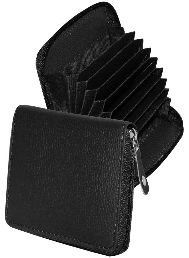 GREEN DRAGONFLY PU Leaher Card Holder for Men/Card Holder for Women,Credit Card Holder Wallet for Men(NMB/202306717-Black) - Image 1