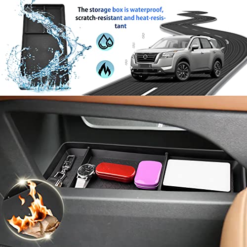 SHAOHAO 2025 2026 Pathfinder Lower Organizer Tray for 2022 2023 2024 2025 2026 Nissan Pathfinder Accessories 2022-2026 Pathfinder S/SV/SL/Rock Creek/Platinum Armrest Insert Storage Box Console Tray - Image 2