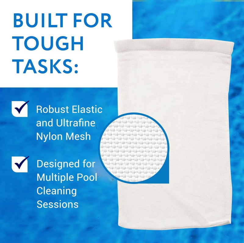IMPRESA IMPRESA Micro Filter Pool Vacuum Cleaner Bags - 10 Pack - Fits Water Tech Pool Blaster Vacuum Cleaners - Traps Fine Debris, Silt, Sand, Dirt and More  - Image 3