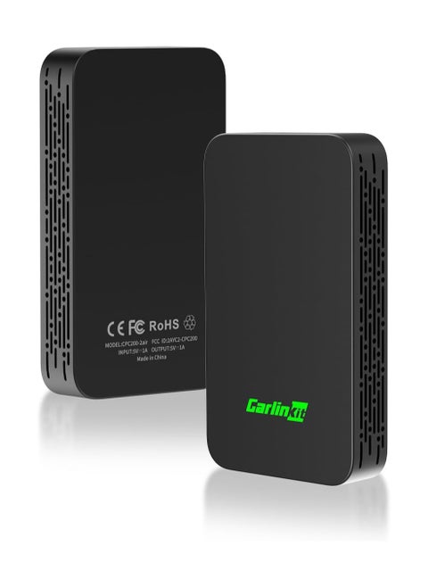 CarlinKit 5.0 Wireless CarPlay and Android Auto Adapter, 2-in-1, 5GHz WiFi