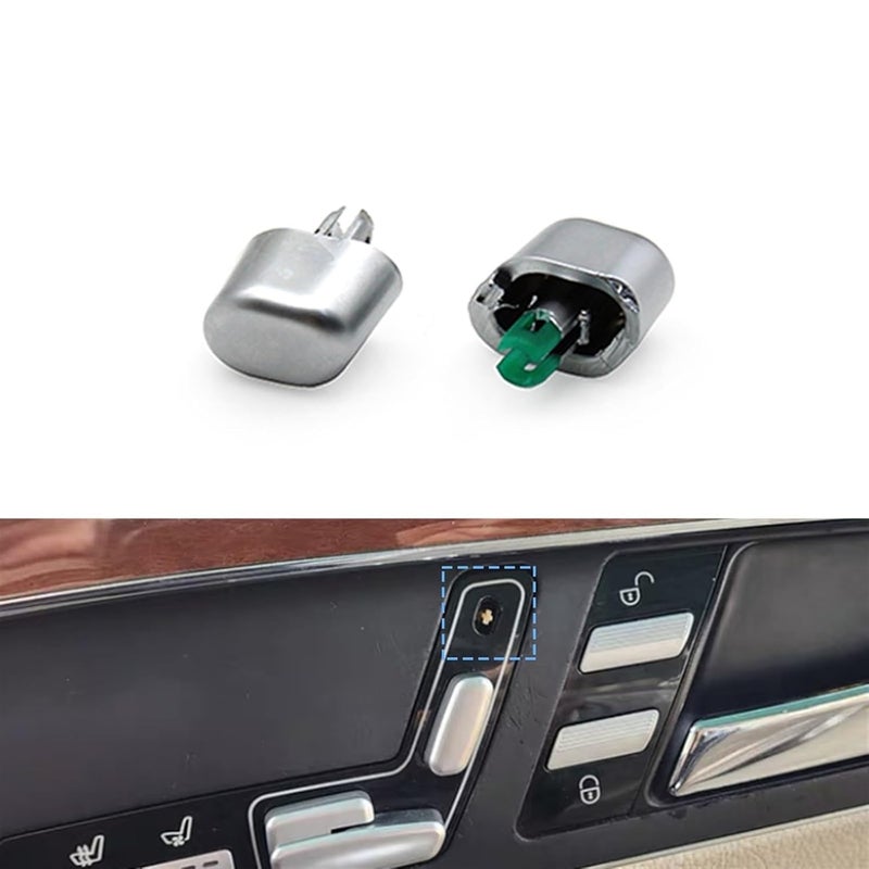 DEMULAX Car Seat Adjustment Switch Button Cover - Image 2