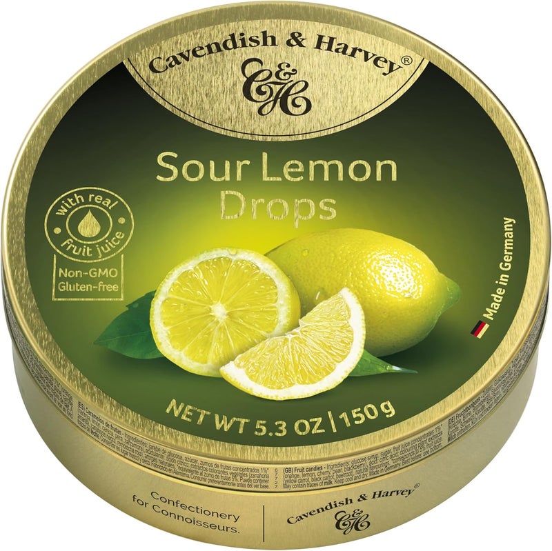 Cavendish & Harvey Sour Lemon Drops - Image 1