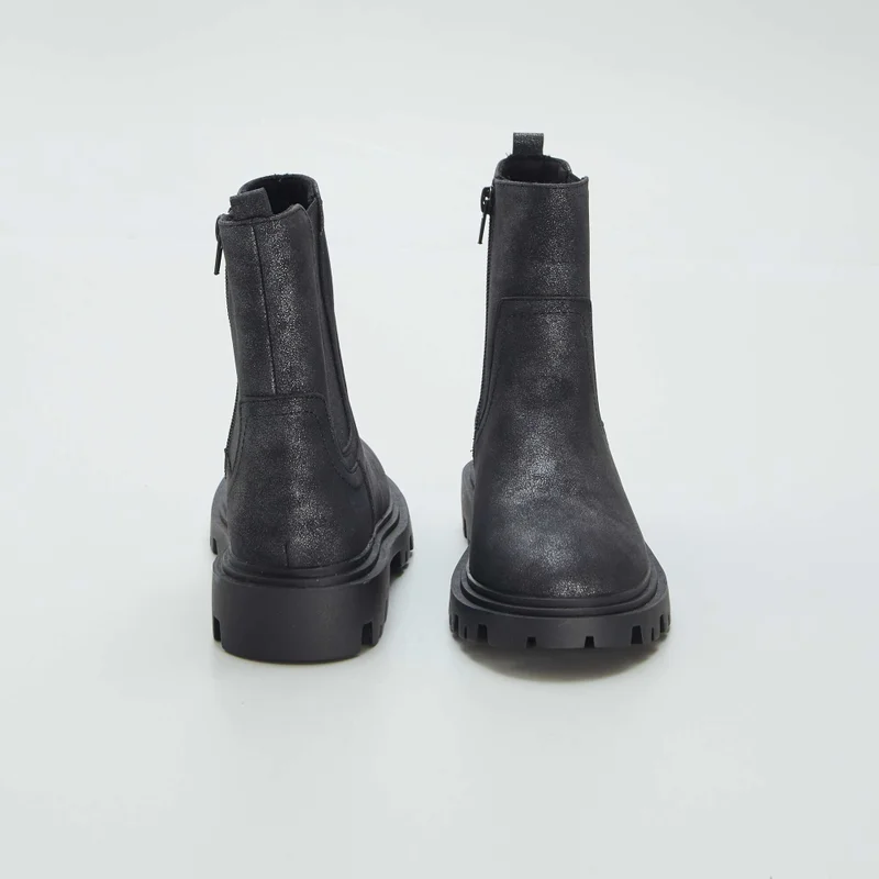 Kiabi Chelsea Boots With Notched Sole Black