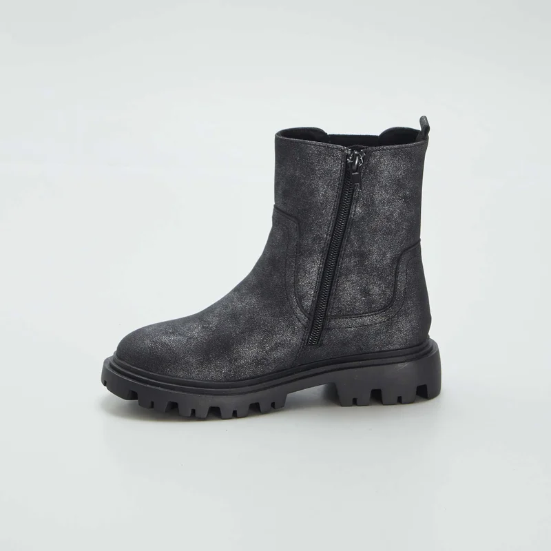 Kiabi Chelsea Boots With Notched Sole Black