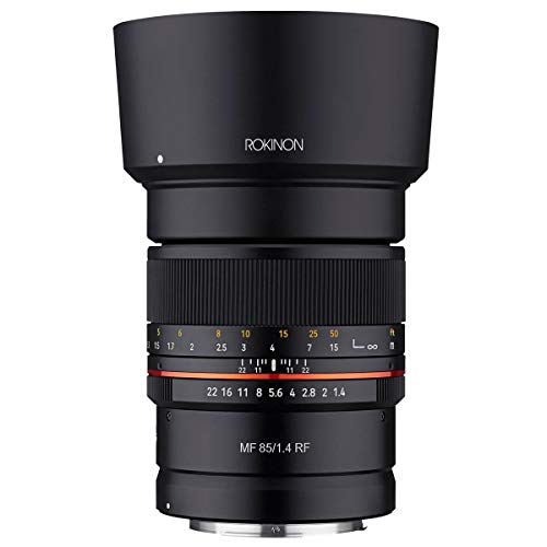 ROKINON 85mm F14 Weather Sealed High Speed Telephoto Lens for Canon R Mirrorless Cameras - Image 1