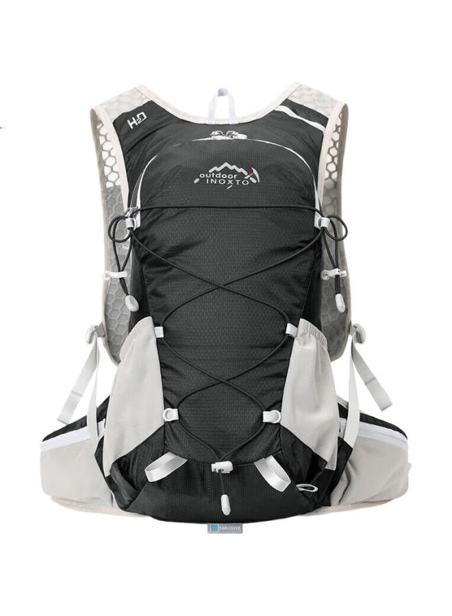 Inoxto Cycling Bag, Hiking And Trail Running Backpack, 18L Outdoor Bag, Mountaineering Pack, Lightweight Travel Backpack, 607 Black And Gray - Image 2