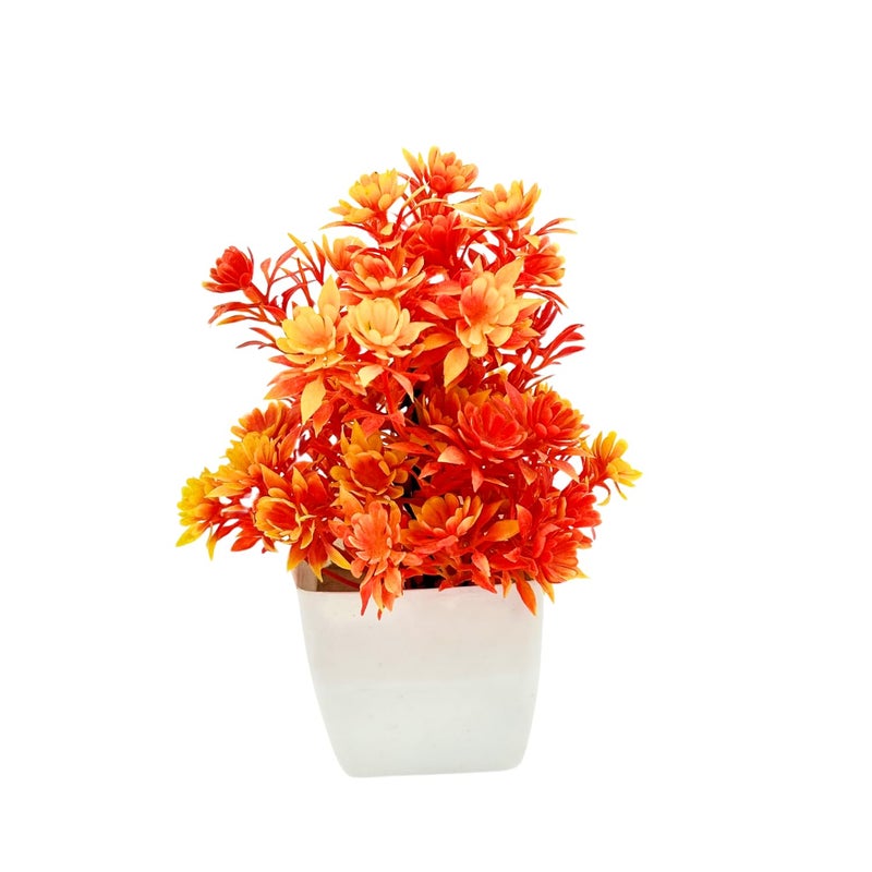 Madhav Enterprises Artificial Plants with Pot Showcase Decoration Plants Flowers Fake Plant Artificial Plants for Home Decor Office Gifting Plants Decorative Pack of 8 RVAP22 - Image 5