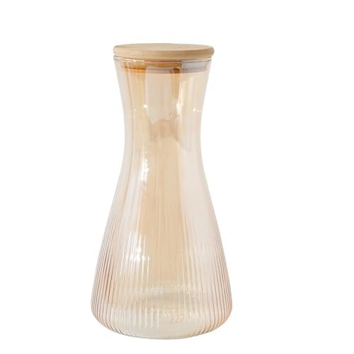 UMAI Borosilicate Glass Water Jug with Airtight Lid | Glass Jar for Water with Handle | Glass Jug for Water | Water Jugs for Dining Table | Detox Water Jar | Water Jar (1.5L (no Handle)) - Image 2