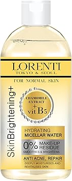 Lorenti Skin Micellar Water For Waterproof Makeup Facial Cleanser Makeup Remover 0 MakeUp Residue Any Skin Type 135 Fl Oz Chamomile Extract 400 ml - Image 1