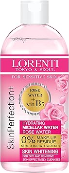 Lorenti Skin Micellar Water For Waterproof Makeup Facial Cleanser Makeup Remover 0 MakeUp Residue Any Skin Type 135 Fl Oz Chamomile Extract 400 ml - Image 5