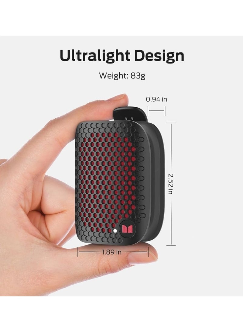 Monster Blaster Micro Bluetooth Speaker, IPX7 Waterproof Level, USB-C Charging Port, 450mAh Battery Capacity - Black