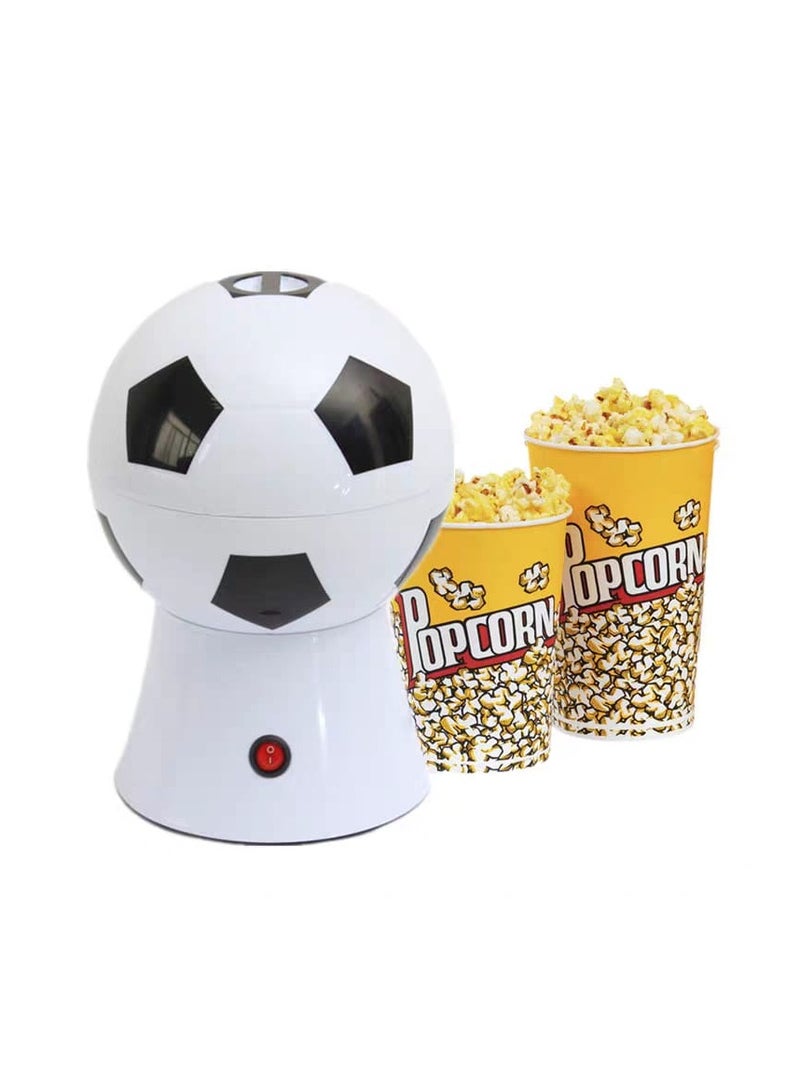 بيج آلة صنع الفشار الكهربائية الصغيرة لكرة القدم، آلة نفخ الطعام للأطفال الصغار، آلة تفجير الفشار الصحي، قابس أمريكي - Image 1