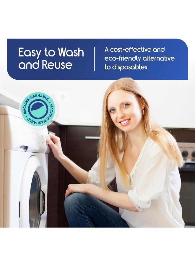 Inspire Waterproof Mattress Pad, Dark Colored to Hide Stains, Oversized 34"x 72" – Quilted, Bed Pad for Incontinence Washable, for Adults and Kids Reusable Underpad - Image 5