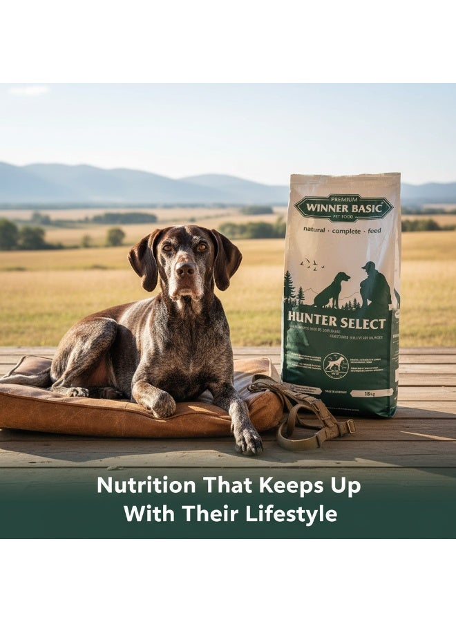 Winner Plus Super Premium Hunter Select |  Chicken Flavour  | All Breeds | For Adult Dog Owners | Pet Care Facilities | 18kg - Image 5