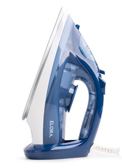 ELORA Elora Multifunctional Steam Iron with Non-Stick Soleplate, Wet&Dry, Temperature Control,  Burst&Spray Function 2000-2400 W ELSI-2123 Blue  - Image 2