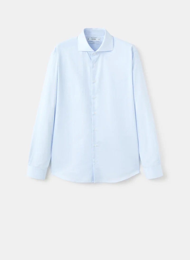 Mango Man  Slim fit thousand striped suit shirt for Men | Best Price UAE