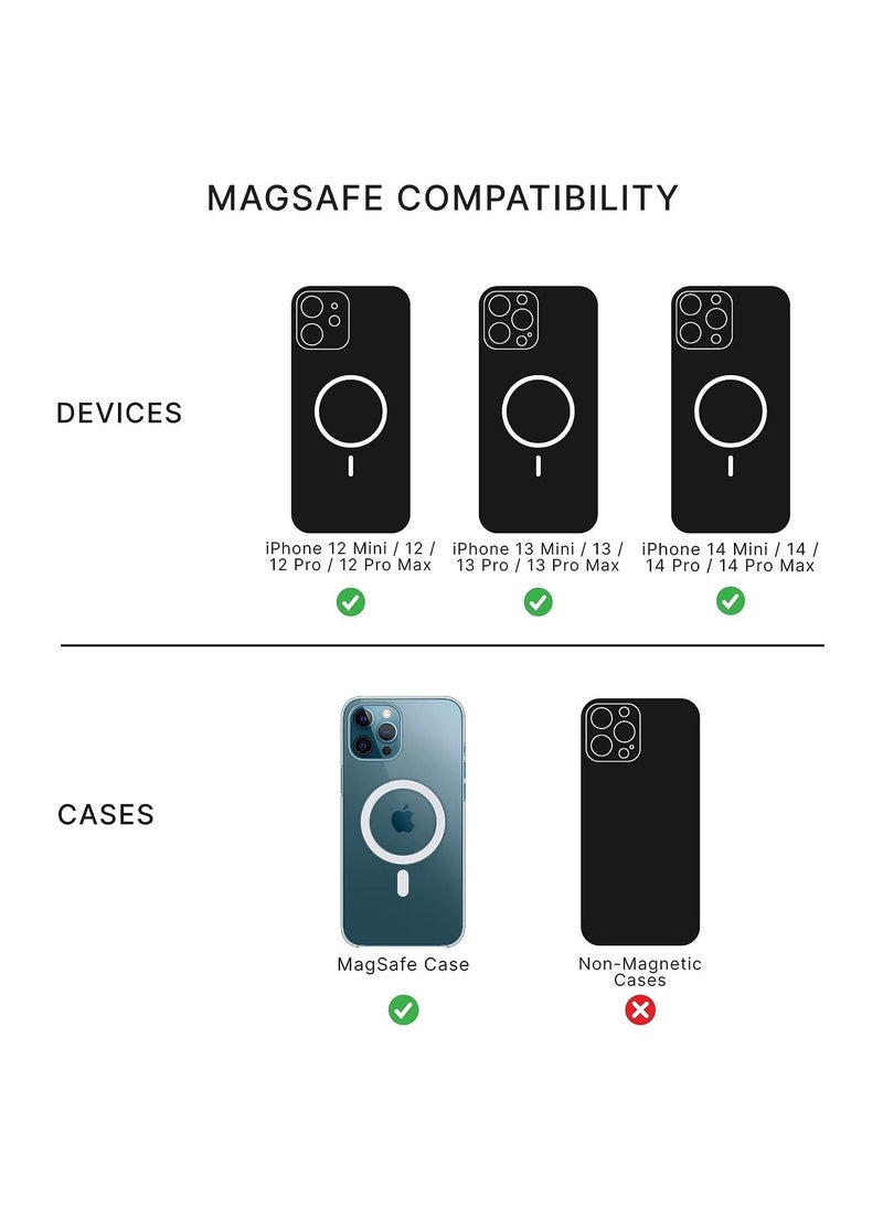 Casetify - One Piece Logo Phone Grip Stand Compatible with MagSafe, MagSafe Phone Grip Holder, Wireless Charging Compatible Black/Red - Image 1