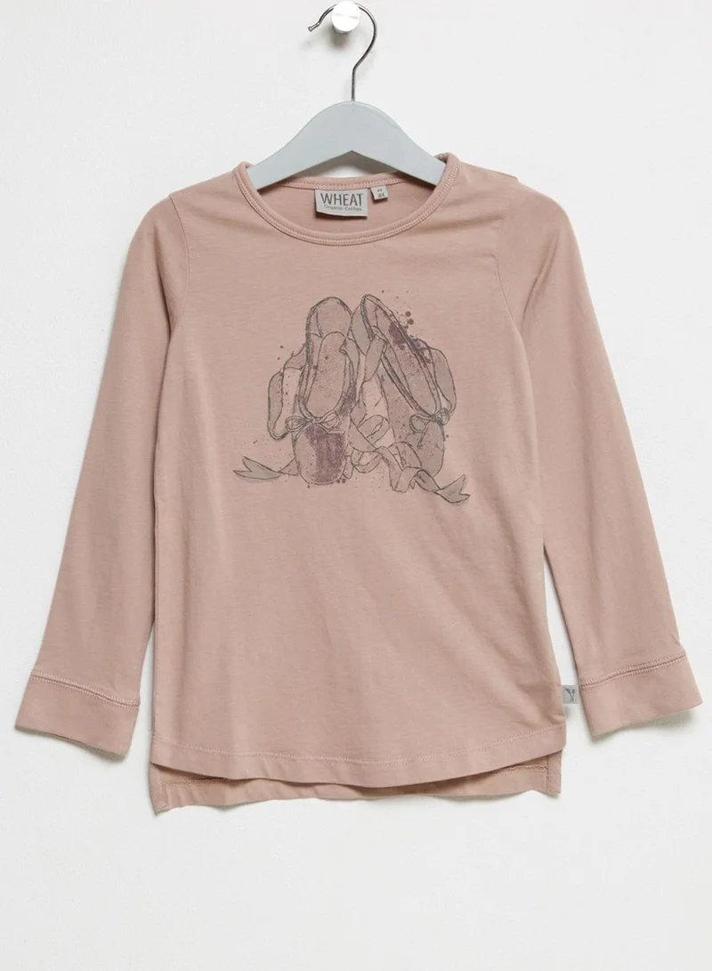 Wheat Little Ballet Shoes T-Shirt