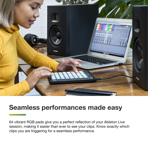Novation نوفايشن لاونشباد ميني [MK3] — وحدة تحكم MIDI محمولة 64-باد، وحدة تحكم شبكة USB لأداء Ableton Live و Logic Pro - Image 2
