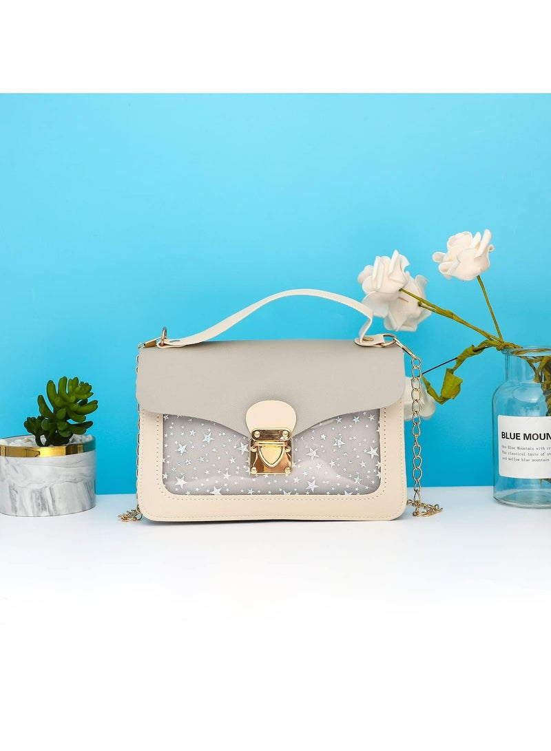 CMGTYYD Little Girls Shoulder Bag, 2 Pieces Princess Mini Bag Crossbody Bag Pu Shoulder Handbag Little Girls Handbag for Kids Toddler Girls Preschoolers - Image 5