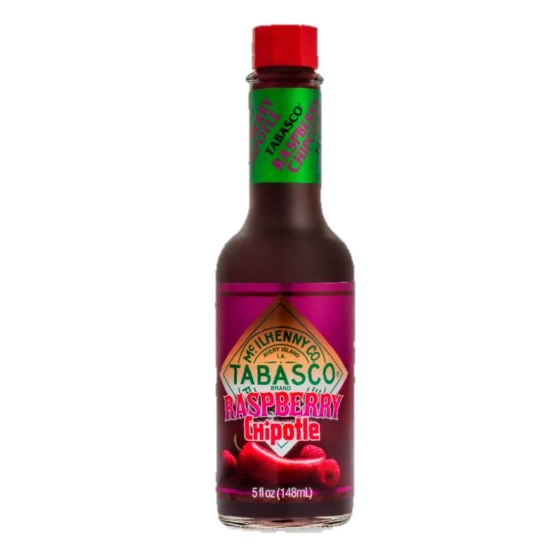 Tabasco صلصة تاباسكو بنكهة توت العليق وشيلي المدخن - صلصة حارة حلوة في زجاجة - 5 أونصات