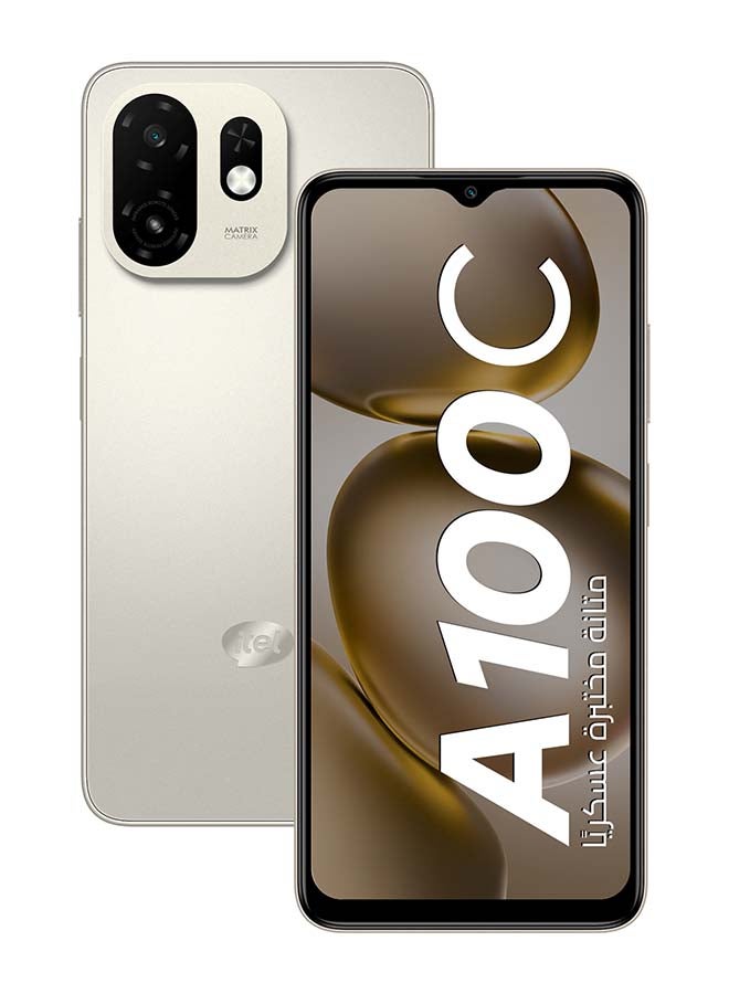 ITEL A100C Titanium Gold Dual SIM 3+5GB RAM 256GB 4G - Middle East Version - Image 2