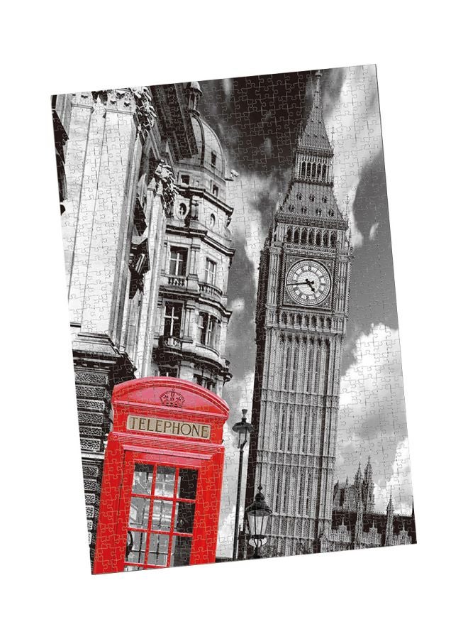 طقم أحجية تركيب الصور المقطعة بتصميم ألوان مجمعة مكونة من 1000 قطعة طراز 88116 70x50سم - Image 1