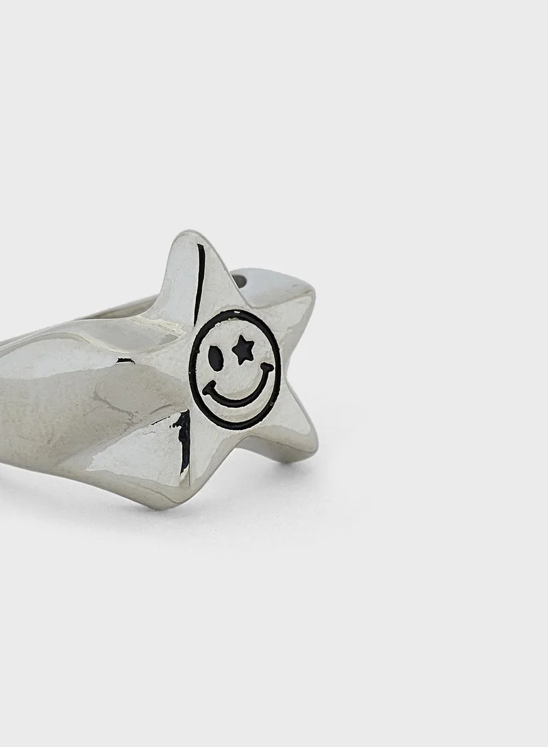 Seventy Five Smiley Ring